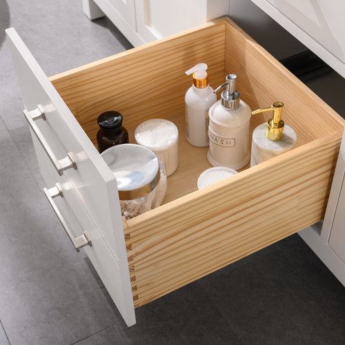 Mercury Row® Atencio 72'' Freestanding Double Bathroom Vanity with